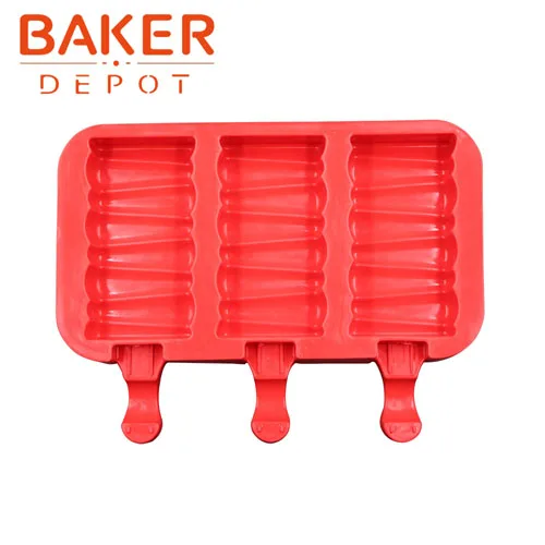 710 BAKER DEPOT силиконовые формы для мороженого кубик льда DIY Инструменты для изготовления шоколада леденец, пудинг формы CDSM-708 - Цвет: 710