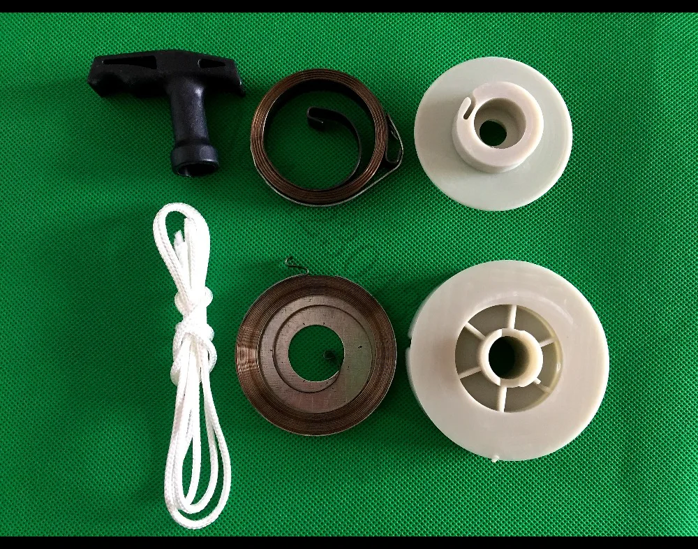 4 pawl Easy Starter Pulley & Big Small Spring Handle Grip Rope подходит для китайских 4500 5200 5800 45cc 52cc 58cc