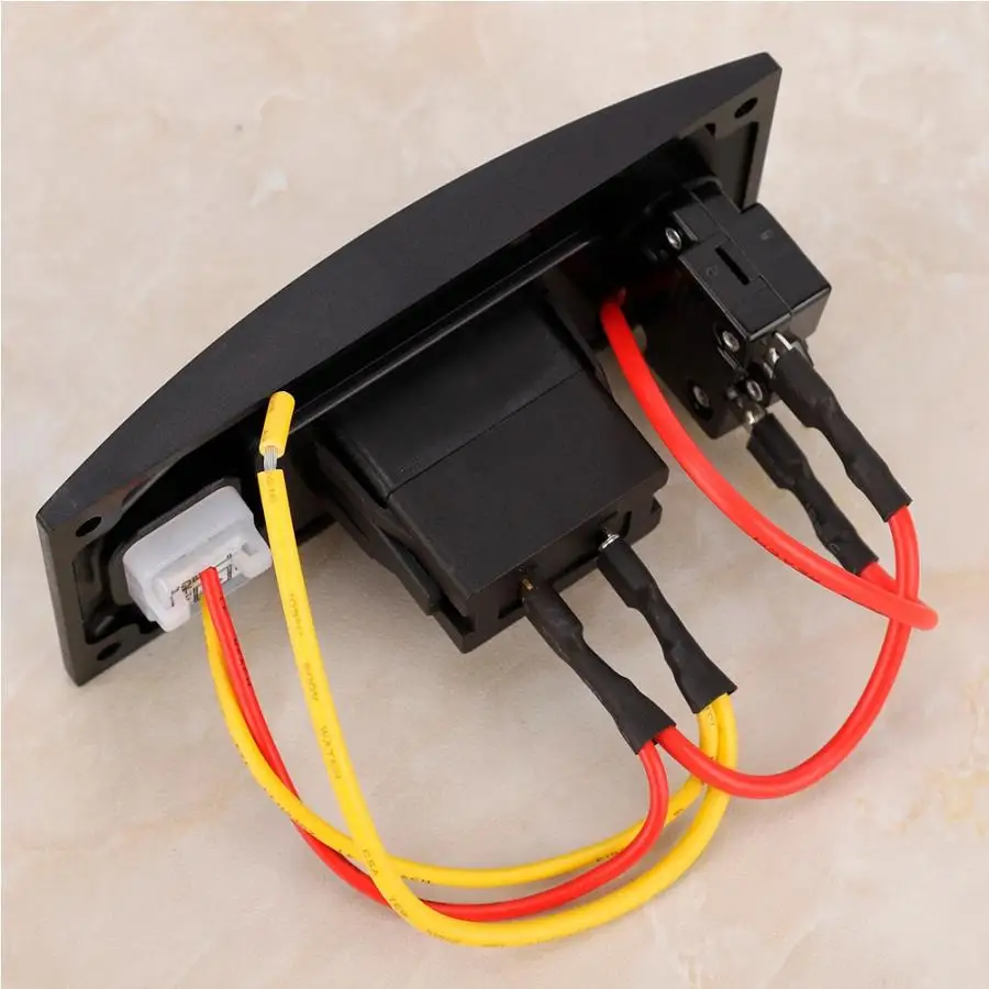 5V3.4A Waterproof Boat Marine RV Dual Port USB Charger Meter Panel Switch With Circuit Breaker | Автомобили и мотоциклы