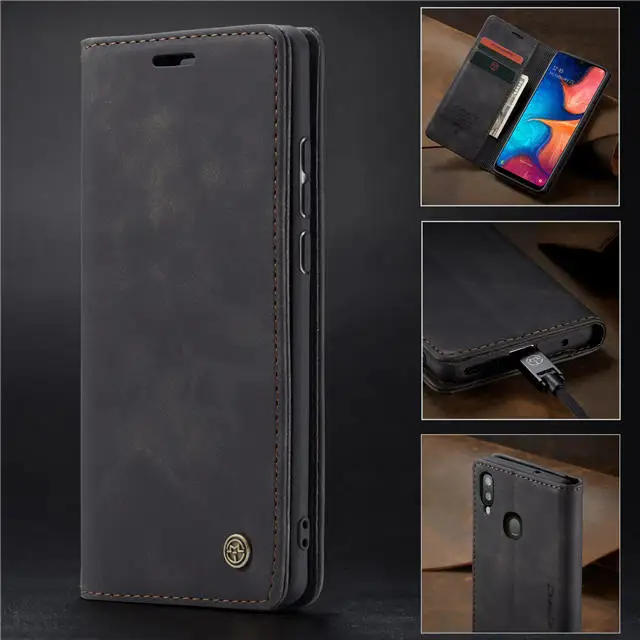 Магнитный чехол на samsung A70s A50s A40s A30s A20s A10s A90 A80 A70 A50 A40 A30 A20 A10 A20E кожаный чехол-портмоне на застежке в стиле ретро чехол