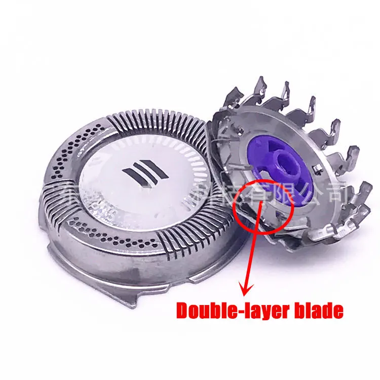 

3pcs Replacement Shaver Head Blades Cutters For Philips Electric Razor HQ8 AT798 PT720 HQ6070 Double-layer blade knife
