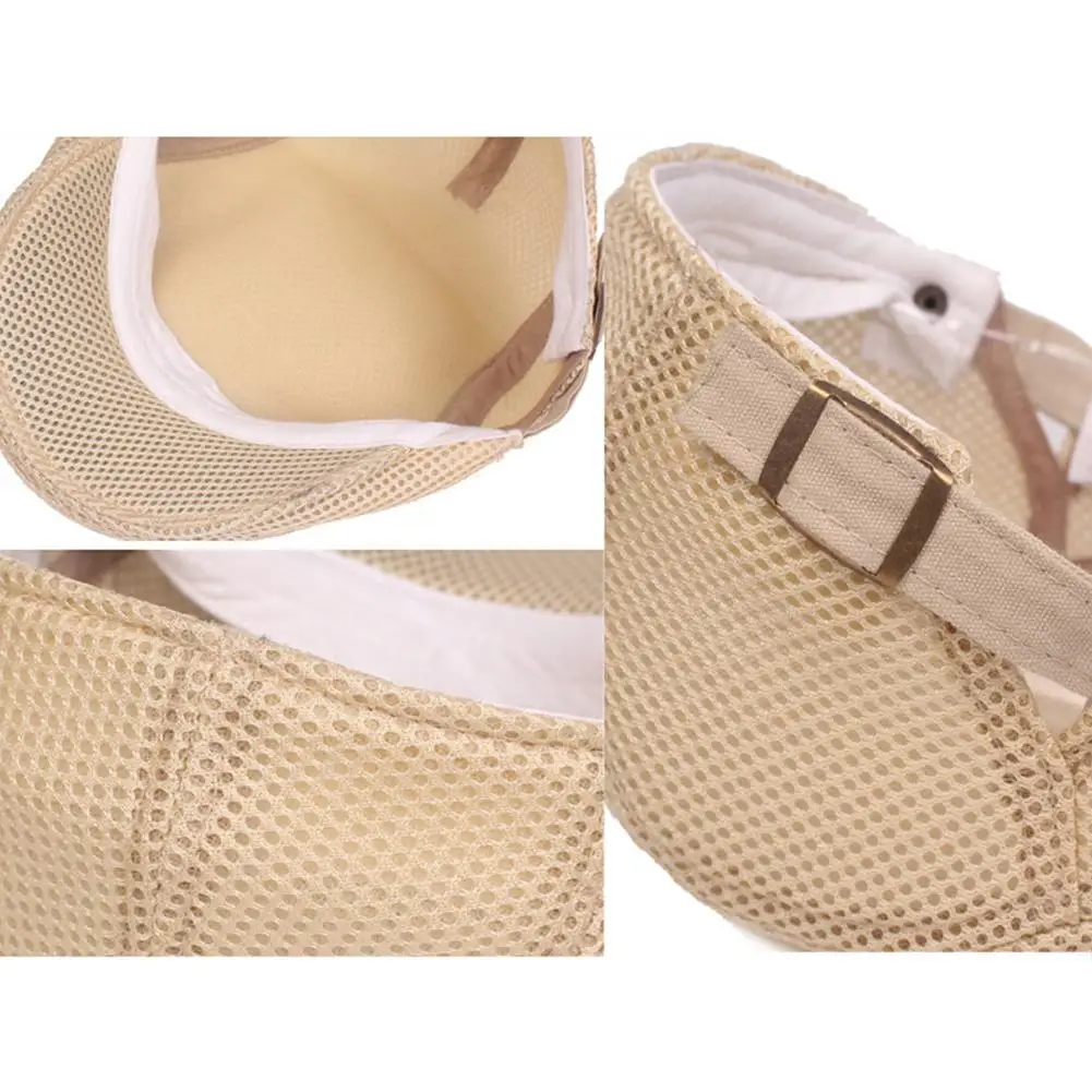 Сетчатый берет для мужчин и женщин шапка с козырьком улицы дышащий Шелковый от