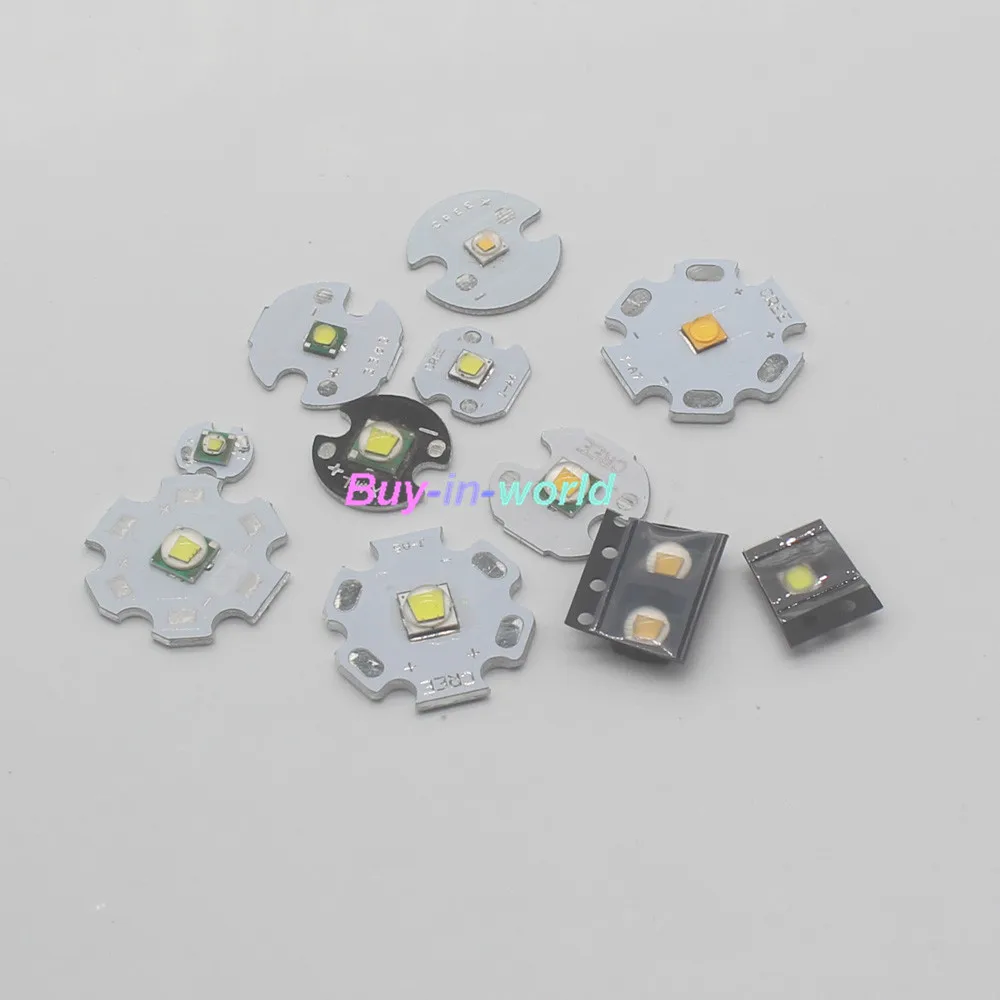 1 шт. CREE XPE XPE2 3 Вт XTE XPG XPG2 XML T6 XML2 10 светодиодный эмиттер чип лампа высокой мощности
