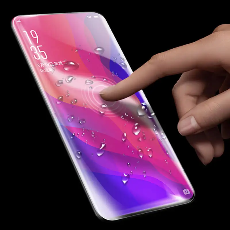 2 шт. Защитная пленка для экрана oppo F9 pro R17 F7 A3 A3s R15 A5 A77 F3 R11S findx полное покрытие мягкая Гидрогелевая пленка для oppo Find x