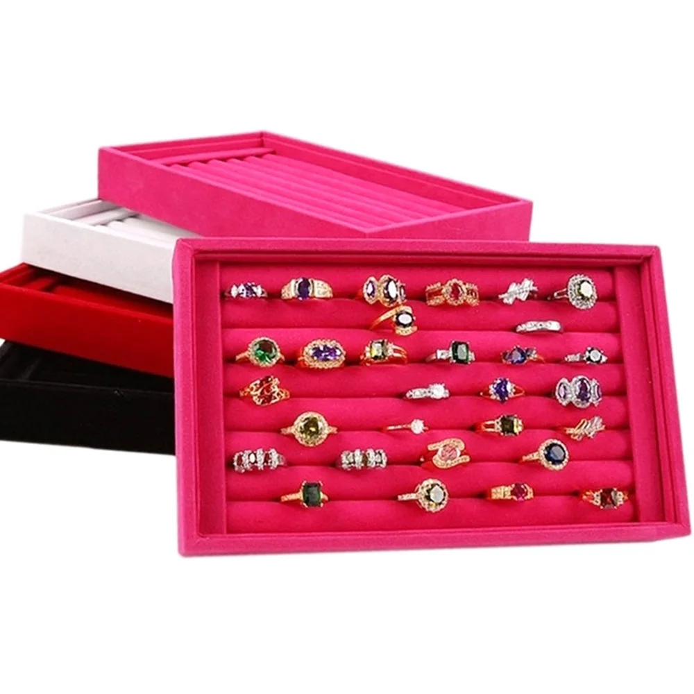 Бархатная замшевая подставка держатель для колец и сережек|Упаковка стойки