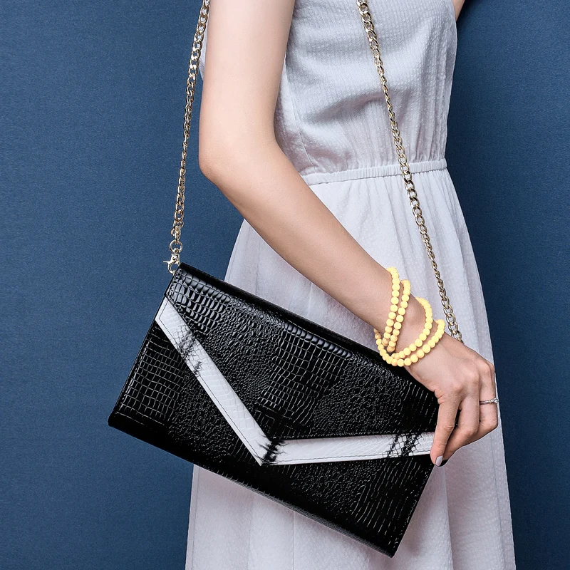 

BAQI Brand Handbags Women Shoulder Bag 2019 Fashion Genuine Leather Cowhide Lady Evening Bag Women Messenger Crossbody Bag Girls