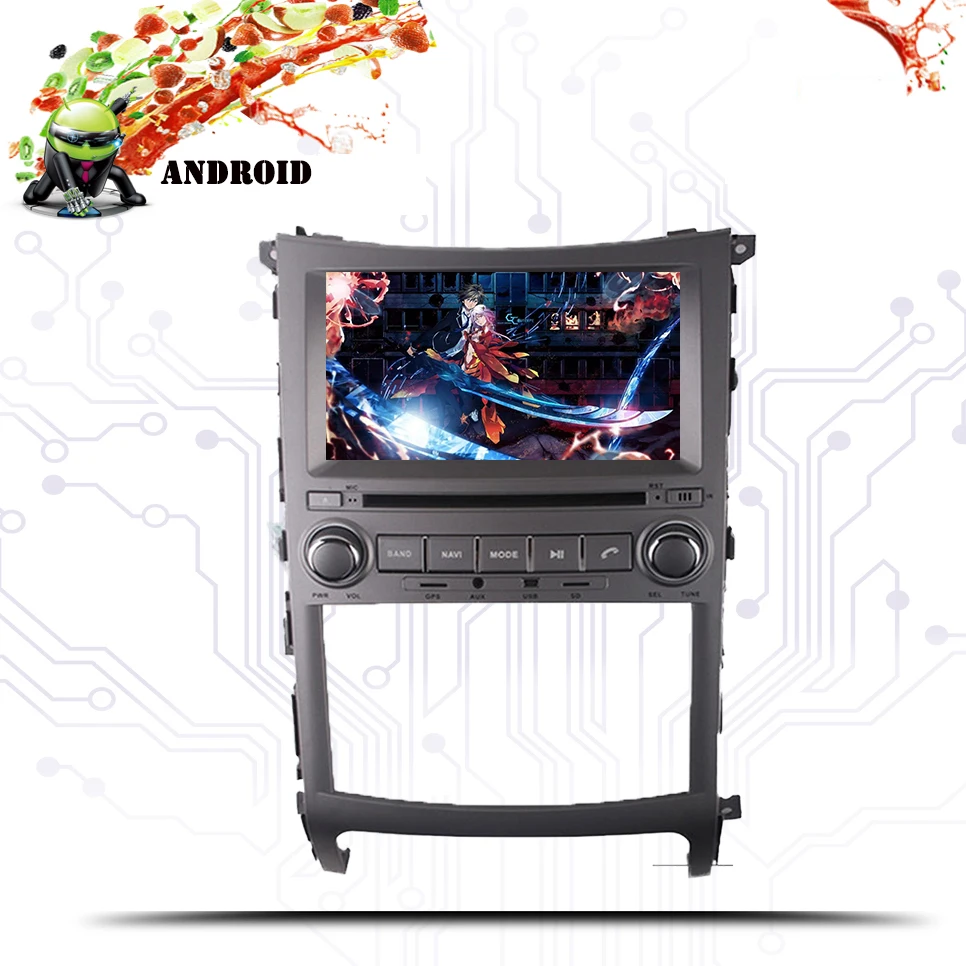 1024*600 HD IPS в тире Android 10 04 ГБ + 64 Гб PX5 автомобильный dvd видео для ix55 Veracruz с 3/4G LTE gps