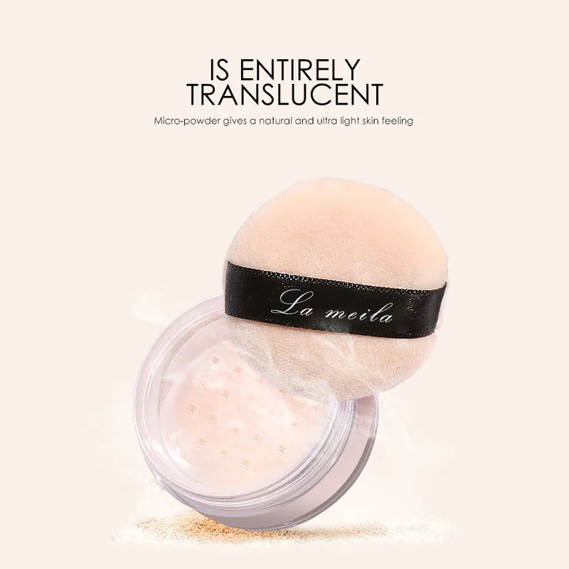 LAMEILA невидимая пудра для нюдового лица натуральный цвет тонкая отбеливающая