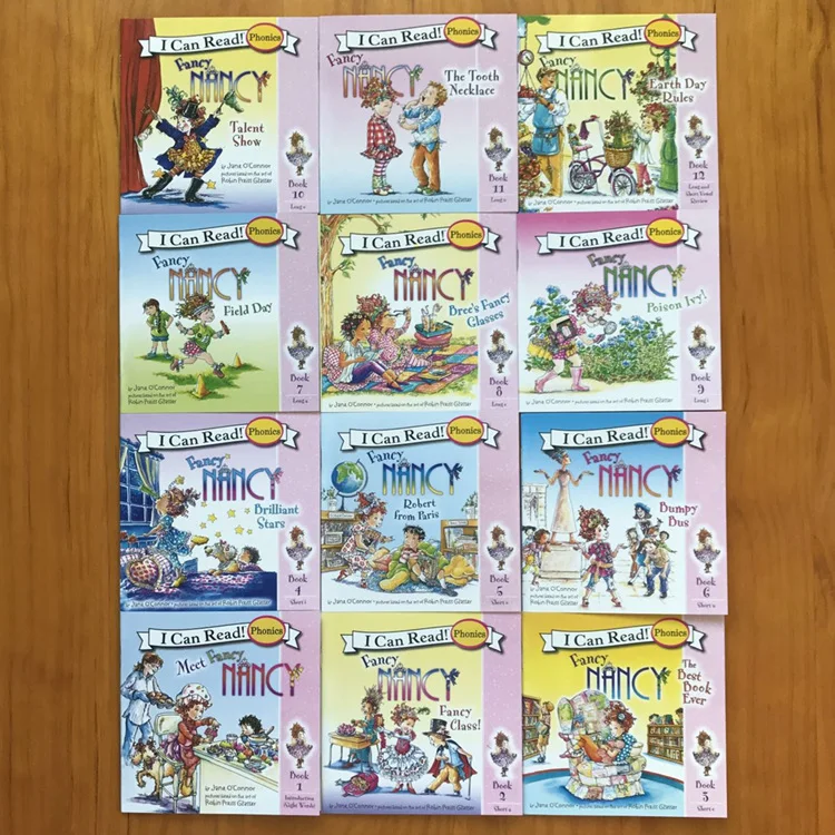 12 книг которые я могу прочитать серия Fancy Nancy Phonics написание на английском языке
