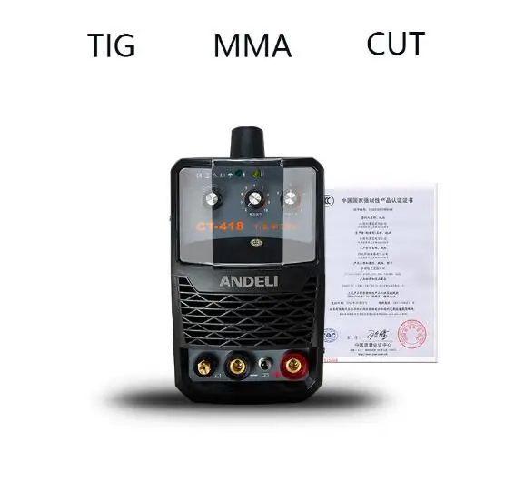 Сварочный аппарат 3 в 1 сварочный с цифровым дисплеем для TIG/ MMA/ CUT AC 220 В плазменный