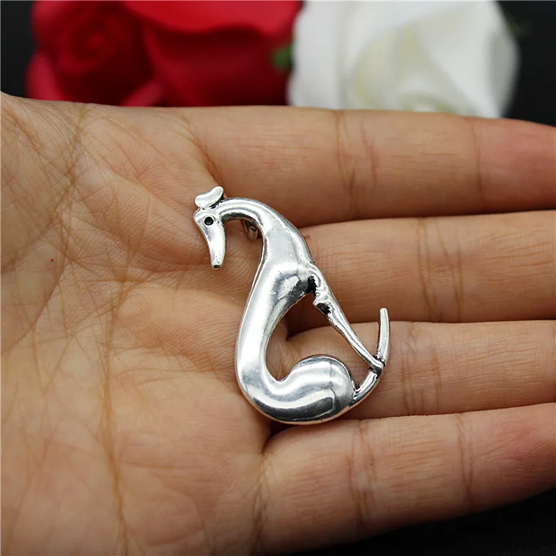 Сидит Грейхаунд Ожерелье Подвеска для собаки гончая итальянская прицел собака