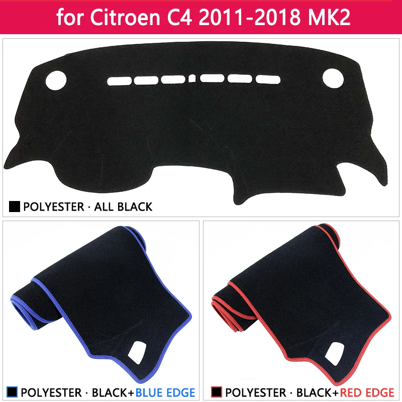 Для Citroen C4 MK2 2011 2012 2013 2014 2015 2016 2017 2018 анти скольжения мат коврик на приборную панель
