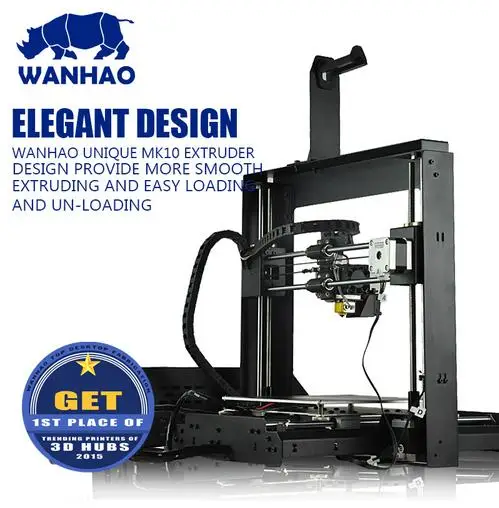 WANHAO Duplicator I3 V2.1. принтер печатающий &quotиз коробки&quot самый популярный в мире.
