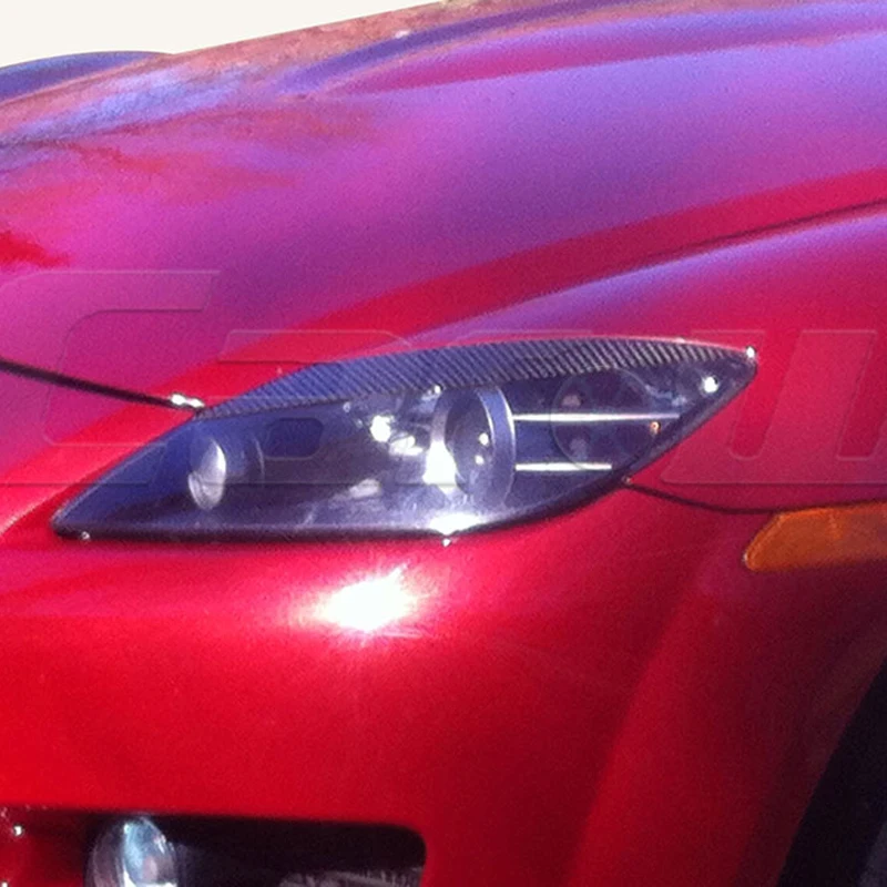 

Чехол для передней фары автомобиля из углеродного волокна для Mazda RX8 RX-8 2005-2008