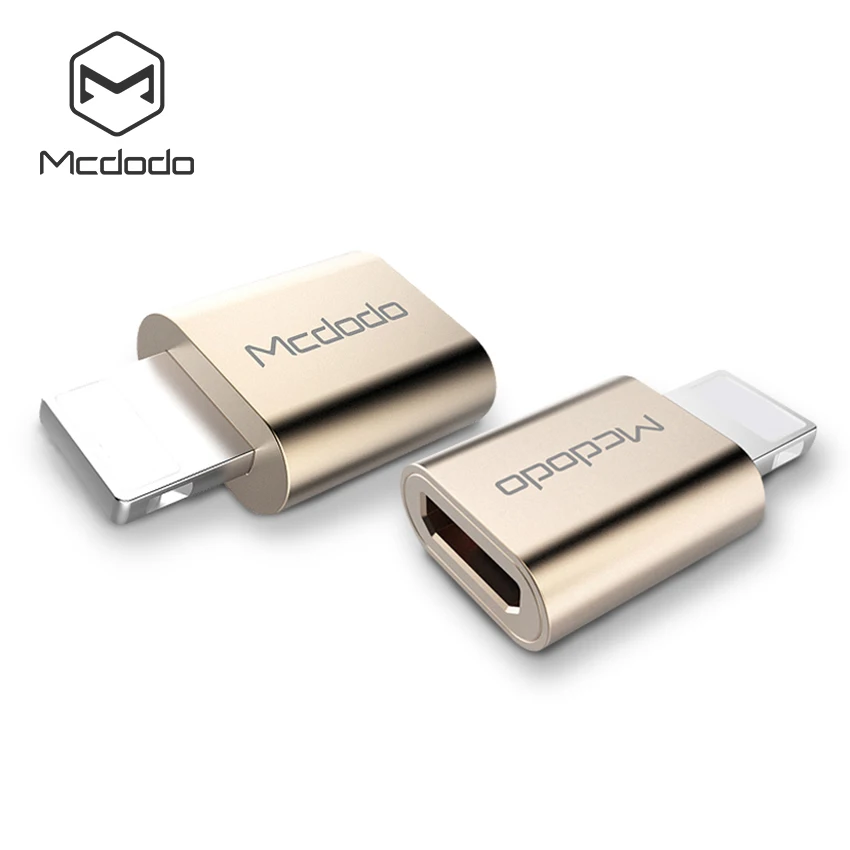 Mcdodo Lightning преобразователь Micro USB адаптер зарядки синхронизации данных Транс для
