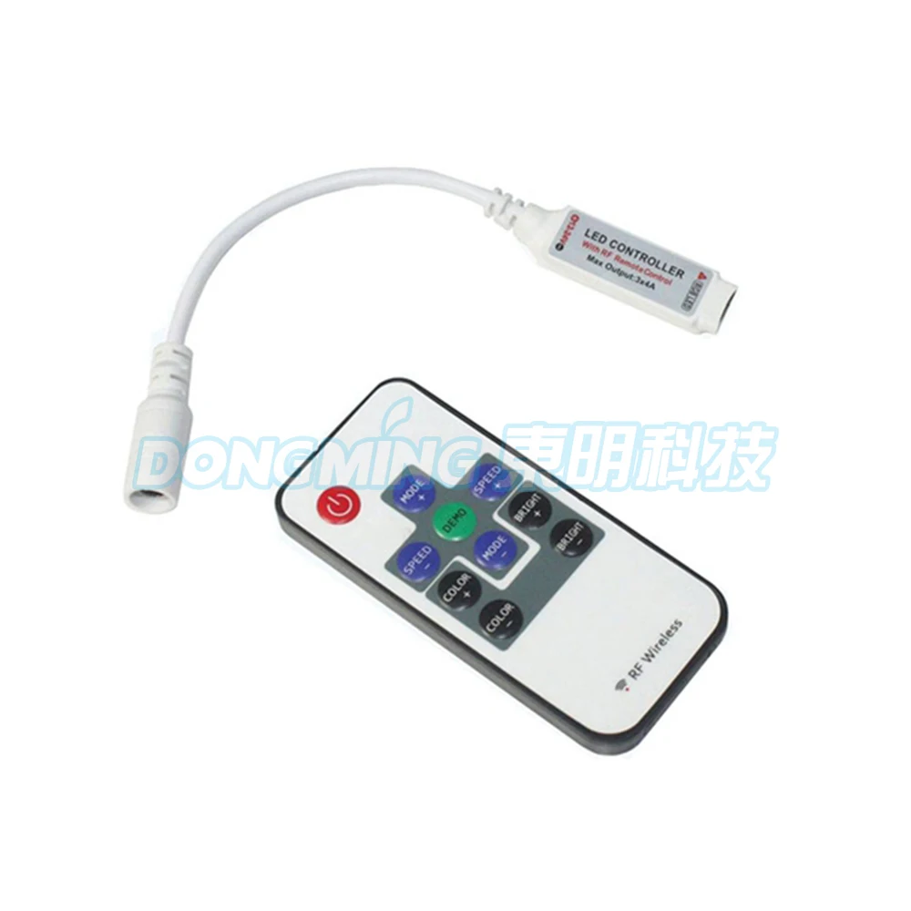 

1pcs DC5-24V 5050 3528 Led Strip Light wireless Remote Control, 10key Mini RF controller, RF portable Mini controller