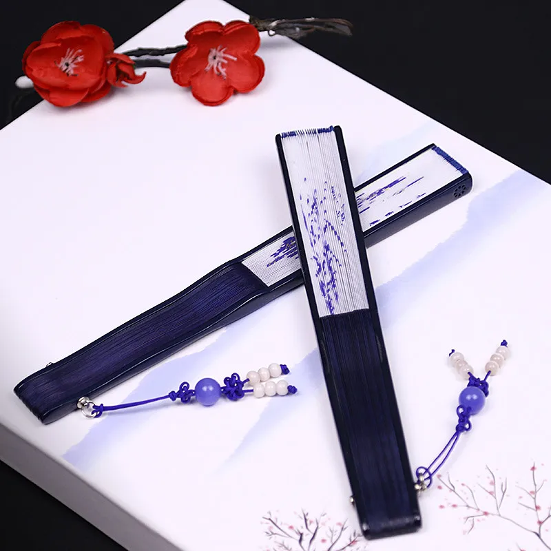 6 дюймовый лак с необработанными краями вентилятор Винтаж китайский крученый