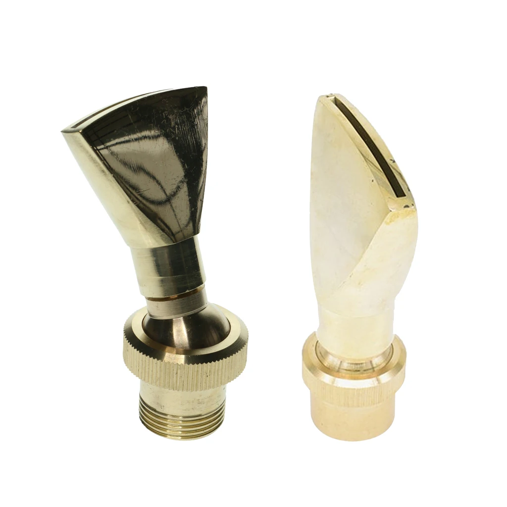 2 шт. Латунь вентилятор Форма Весна фонтан Пруд сопло спринклера распылительную