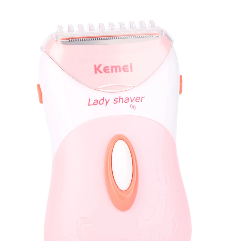 Kemei моющиеся электробритва для стрижки волос Эпиляторы Бритвы Для женщин леди