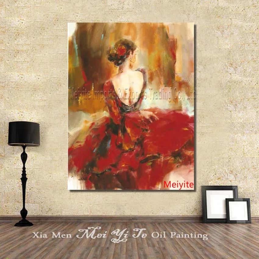 

Meiyite Hand Painted Oil Painting On Canvas Beaufitul Wall Pictures For Bedroom Wall Decor Cheap Modern Paintings Wholesale