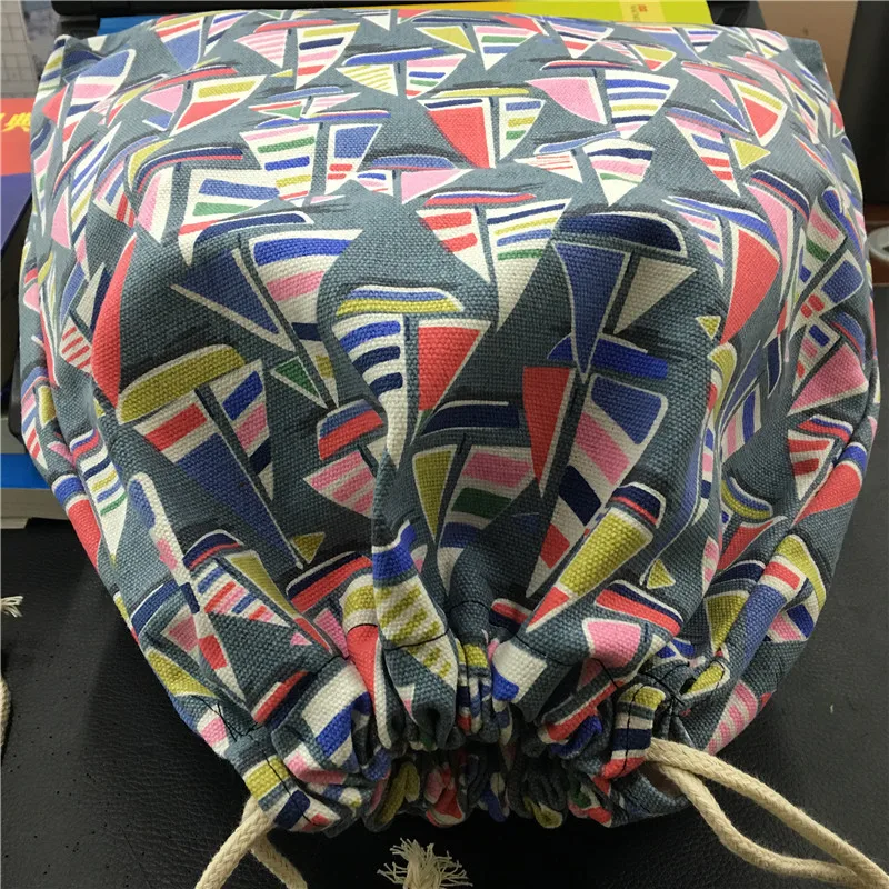 Сумка на шнурке из хлопчатобумажной ткани сумка для обуви многофункциональная