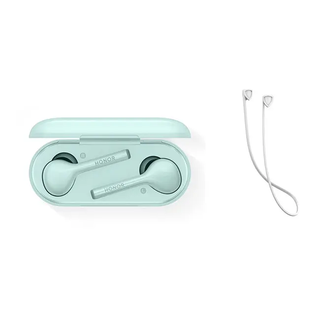 Mint add white rope Оригинальная Беспроводная стереогарнитура huawei Honor FlyPods Lite ENC IP54, водонепроницаемая, автоматическая пауза, управление зарядкой Bluetooth 4,2 - Цвет: Mint add white rope
