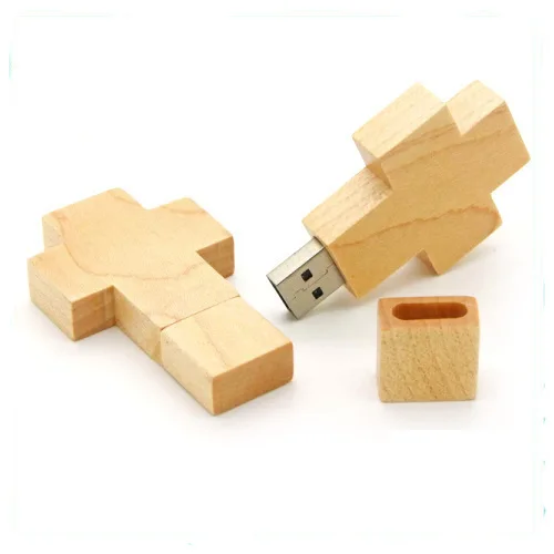 Usb накопитель в виде деревянного Креста waysta 1 Гб 2 4 ГБ 8 16 32 флеш 64 ГБ|64gb pendrive|wooden cross