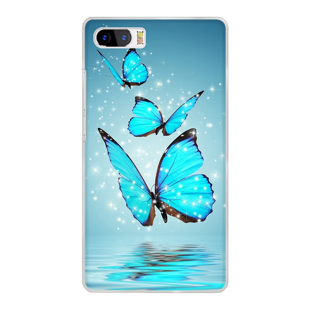 Astubia чехол для bluboo S1 5.5 Кот Цветок Жесткий Пластик s1 Coque Капа |
