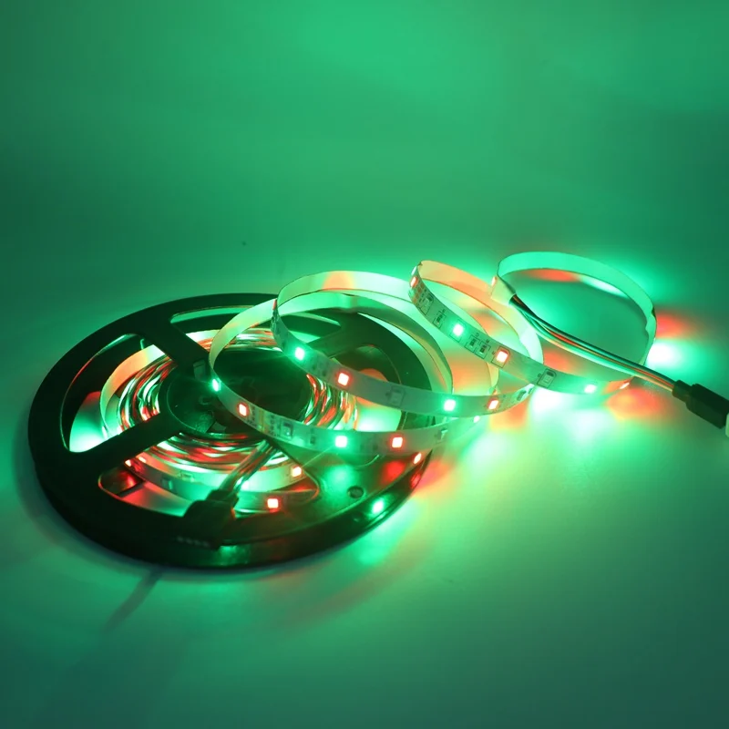SZYOUMY 50 комплектов RGB Светодиодная лента 2835 неводонепроницаемая 5 м 300 светодиодов