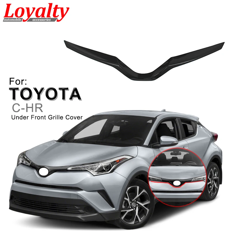 Чехол для Toyota C HR 2016 2017 2018 под переднюю решетку капота отделка из АБС пластика