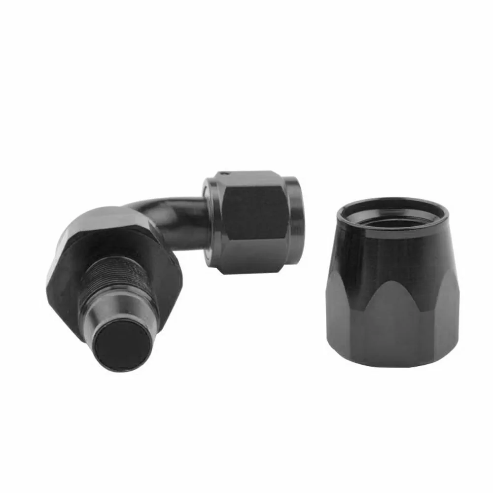 Алюминиевый шарнирный фитинг для шланга WILLIN AN20 с поворотом на 90 градусов|an fittings