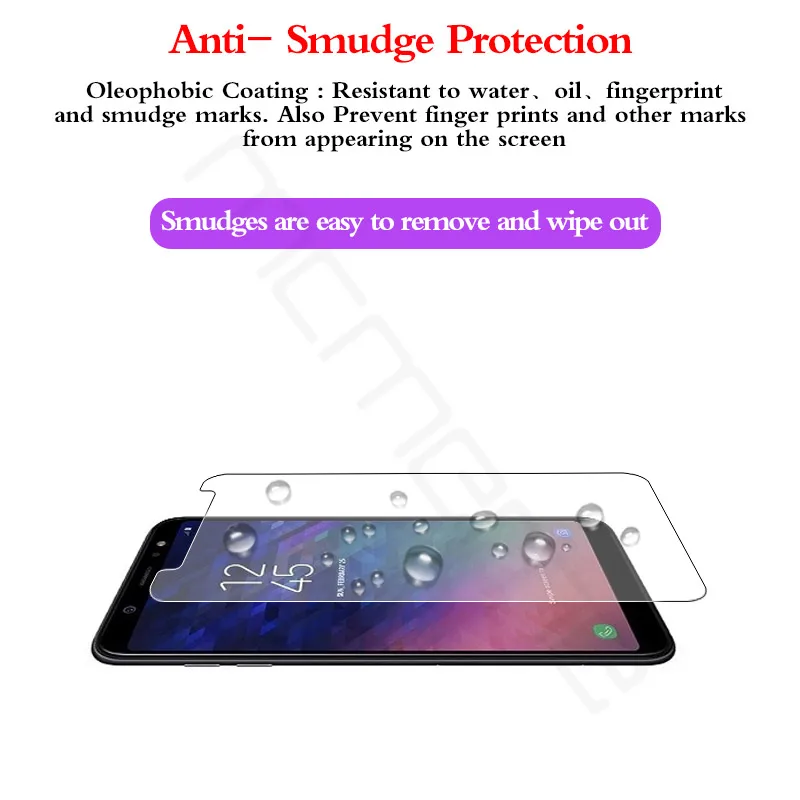 Для Samsung Galaxy A6 2018 закаленное стекло 9H 2.5D защитная пленка Взрывозащищенная для A6Plus