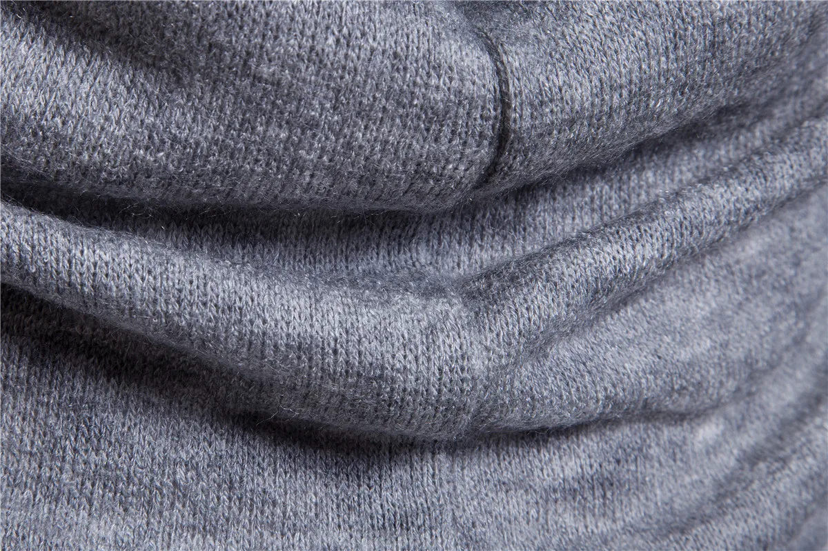 

New Men Turtleneck fold neck Brand Sweater Men's Casual fashion Sweater Man Slim Fit Solid Color Knitted Pullovers drop shipping