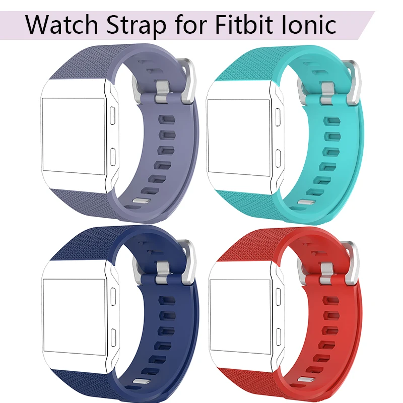 Мягкий силиконовый сменный спортивный ремешок для часов Fitbit Ionic Smart Watch TPE на