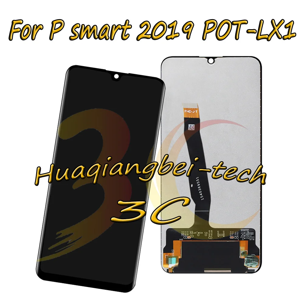 Новый 6 21 ''для Huawei P smart 2019 POT-LX1 / POT-LX1AF POT-LX2J POT-LX1RUA POT-LX3 ЖК-дисплей сенсорный