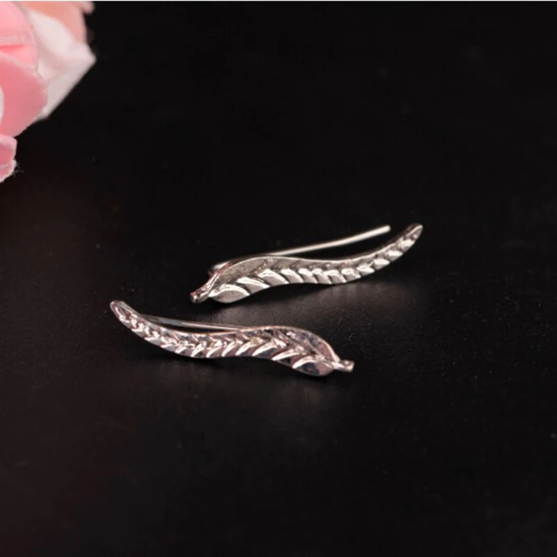 2017 Винтажные Ювелирные Изделия Изысканные листья сережки современные красивые