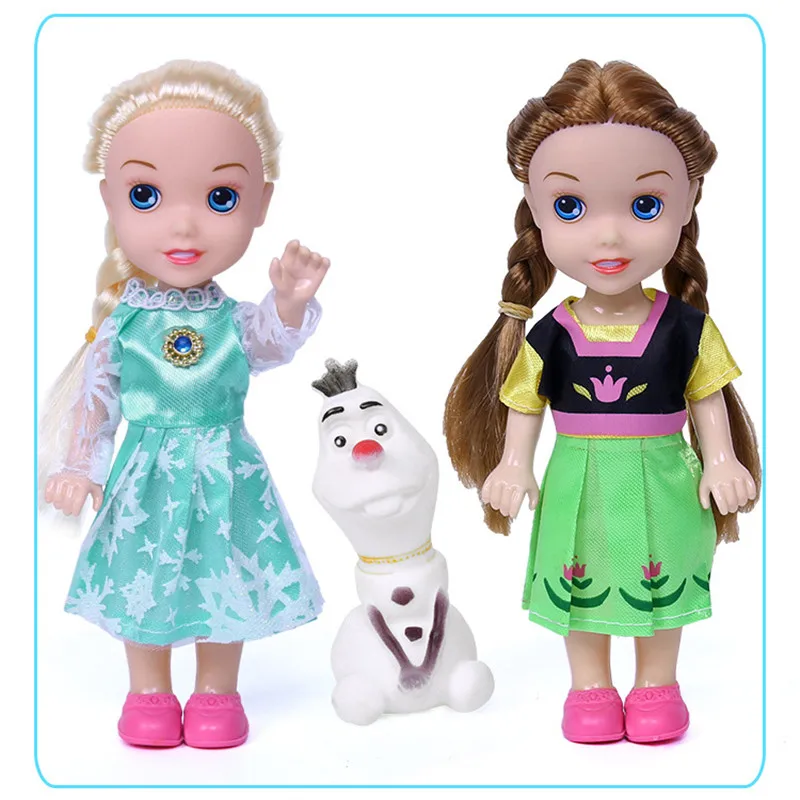 Горячая Распродажа disney игрушки куклы Холодное сердце Эльза и Анна Принцесса Мягкая кукла игрушки для детей подарок на день рождения комплект