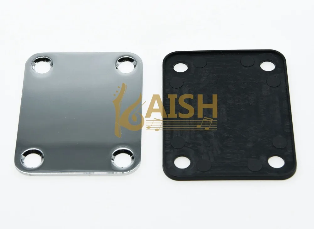 Шейная Пластина для электрогитары KAISH металлическая хромированная пластина|guitar