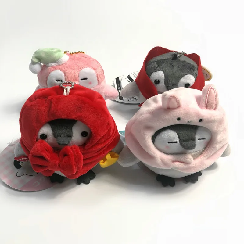 Милый мультфильм аниме Peluche плюшевые игрушки мягкие животные мягкие игрушки Brinquedos Kawaii положительный Пингвин кулон для девочек подарок