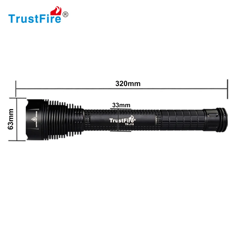 TrustFire TR-J18 7xcree XM-L2 U3 8000lm Высокая мощность 5 режимов памяти светодиодный фонарик +