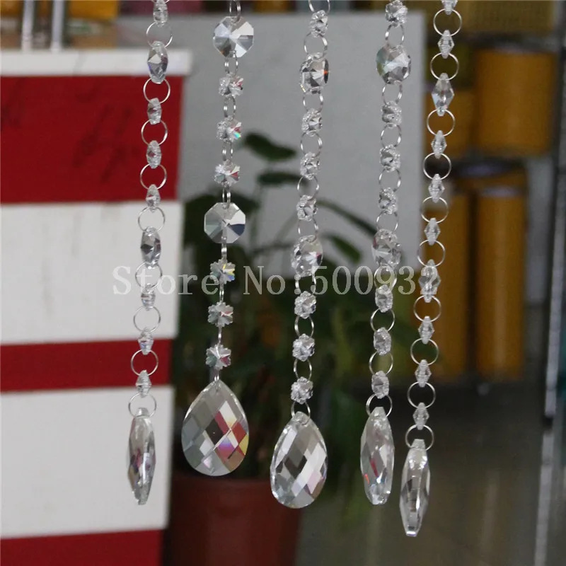 Прозрачная Хрустальная занавеска из бисера или украшение двери 5 мм/Лот Горячая