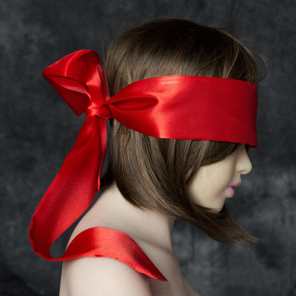 Связывание мягкий шелк атлас БДСМ маска для глаз ограничения наручники SM продукт