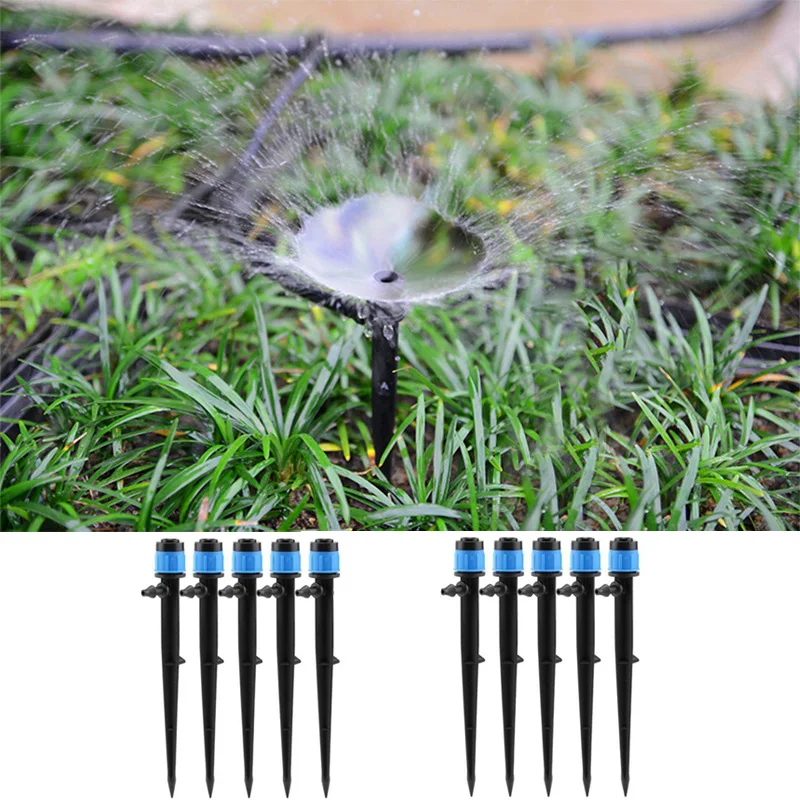 Многоразовая 10 шт 360 градусов Нетоксичная садовая водная распылительная головка