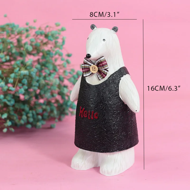 Zakka Creative Cartoon Animal Piggy Bank Resin Craft Money Box New Year'S Gift Coin Household Living Room Desktop Decoration | Дом и сад