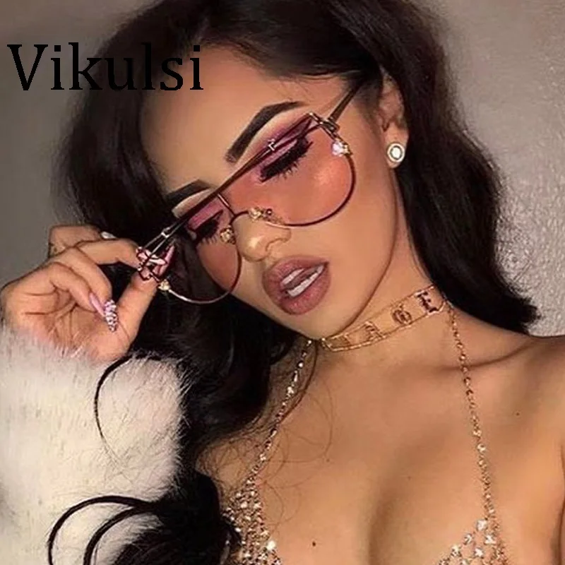 Женские Винтажные Солнцезащитные очки кошачий глаз UV400 большие прозрачные