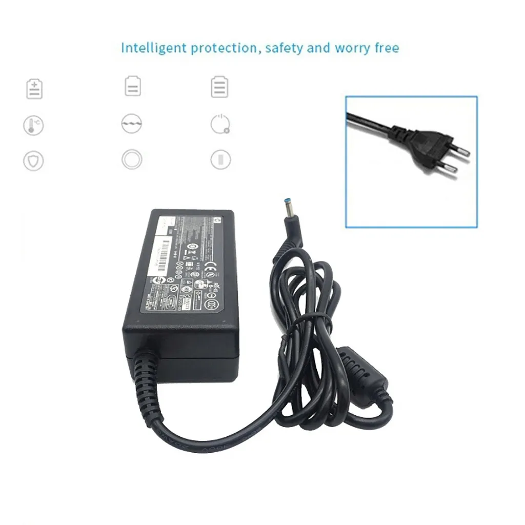 Адаптер 65WH 19,5 V 3.33A AC адаптер Зарядное устройство для hp 710412-001 PPP009C синий наконечник ЕС Великобритания США для ПК