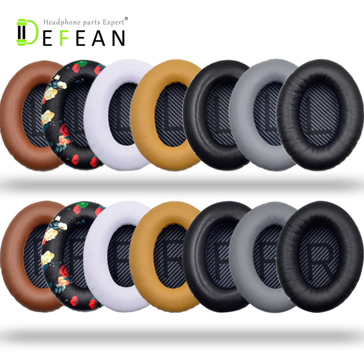 Defean сменные амбушюры подушечки для Bose QC2 QC15 QC25 QC35 AE 2 2i 2w SoundTrue SoundLink