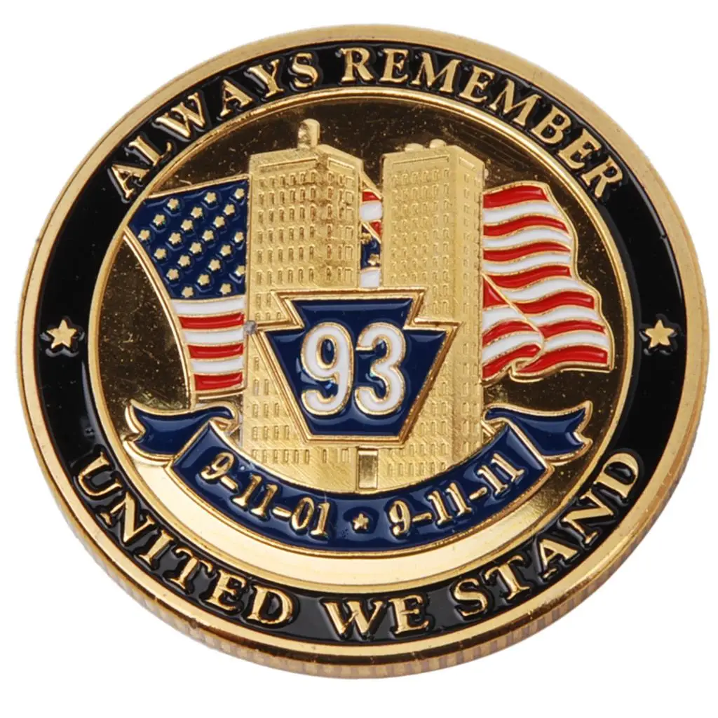 Мы никогда не забываем о коллекции 911 10 лет памяти металлическая монета 36300|coin