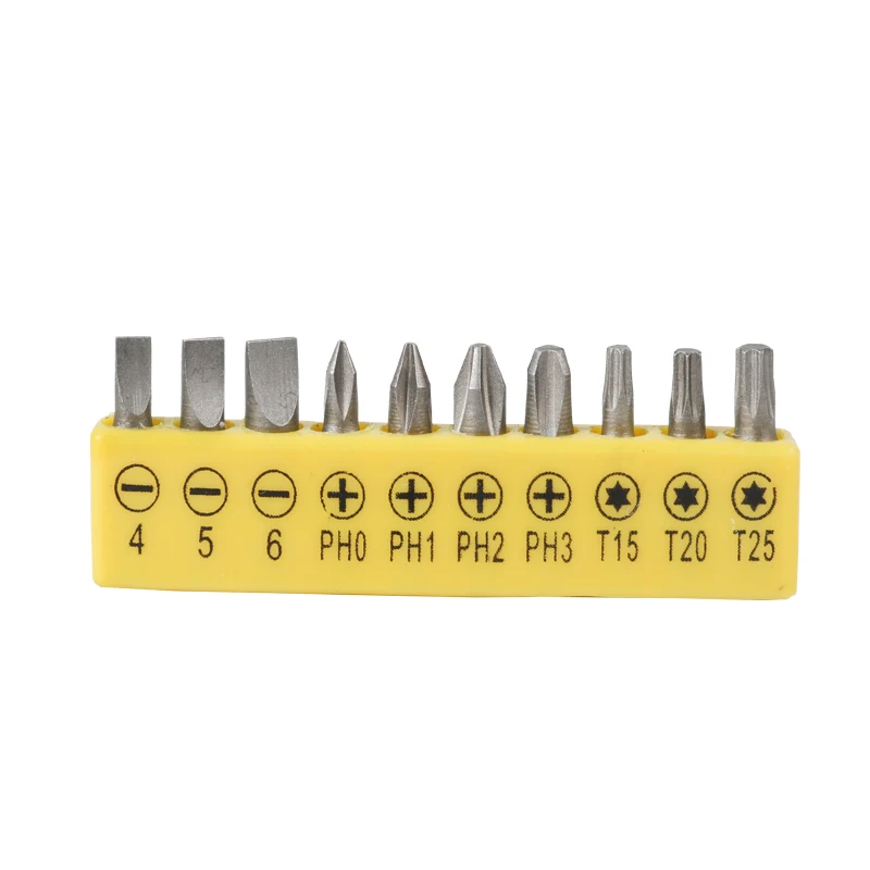 10pc Screwdriver Bit 293 мм Гибкая инструмент вала электроники электродрель отвертка бит держатель подключения ссылка Multitul шестигранным хвостовиком расширение змея бит - Цвет: 10pc Screwdriver Bit