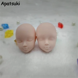 Мягкие куклы для практики сделай сам, головки для кукол 11,5 дюйма, 16 головы для Куклы Kurhn BJD, головы для макияжа без волос, 2 шт.лот
